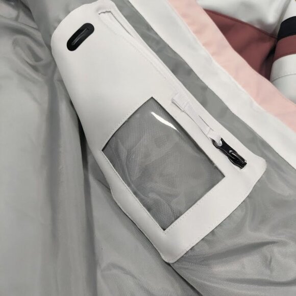 Sweaty Betty Method Hybrid Ski Jacket Faux Fur Hood Women's M, No Belt - Picture 8 of 15